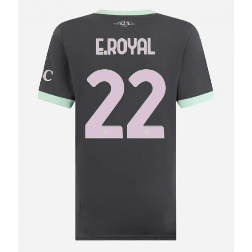 Fotballdrakt Dame AC Milan Emerson Royal #22 Tredjedrakt 2024-25 Kortermet